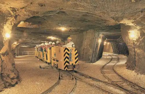 ÄLTERE POSTKARTE AALEN-WASSERALFINGEN TIEFER STOLLEN BESUCHERBERGWERK Mine Bergwerk Ansichtskarte cpa AK postcard