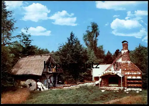 ÄLTERE POSTKARTE FREIZEITPARK SCHLARAFFENLAND VERDEN OSTERKRUG HÄNSEL & GRETEL MÄRCHEN fairy tale fable cpa postcard