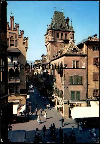 ÄLTERE POSTKARTE BOLZANO PIAZZA ERBE VIA MUSEO BOZEN OBSTMARKT MUSEUMSTRASSE Meinl Ansichtskarte cpa AK postcard