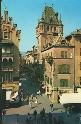 ÄLTERE POSTKARTE BOLZANO PIAZZA ERBE VIA MUSEO BOZEN OBSTMARKT MUSEUMSTRASSE Meinl Ansichtskarte cpa AK postcard