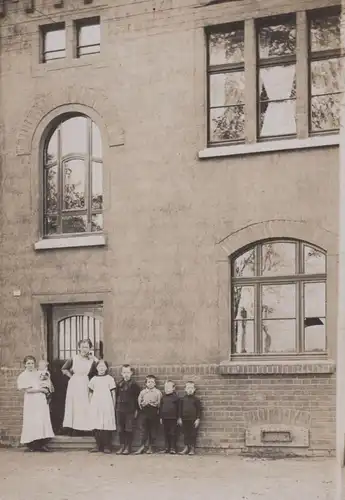 ALTE FOTO POSTKARTE FAMILIE VOR EINEM HAUS VERM. DUISBURG HOMBERG Ansichtskarte cpa photo AK postcard