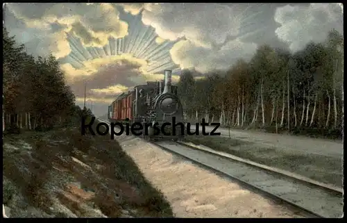 ALTE POSTKARTE LÜNEBURGER HEIDE KLEINBAHN BEI CELLE Dampflok Lokomotive locomotive à vapeur steam train cpa AK postcard