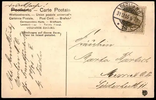 ALTE POSTKARTE BERLIN LEHRTER BAHNHOF UND MOLTKEBRÜCKE Prosit Neujahr station gare Kinder enfants children AK cpa