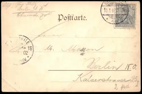 ALTE POSTKARTE GRUSS AUS BERLIN DAS KRIMINALGERICHT Gericht Moabit court justice tribunal postcard Ansichtskarte cpa AK