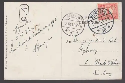 ALTE POSTKARTE RUINE SLOT HEIDELBERG STORM VAN 27.08.1912 STURM SCHLOSS-RUINE Nijmegen postcard Ansichtskarte AK cpa