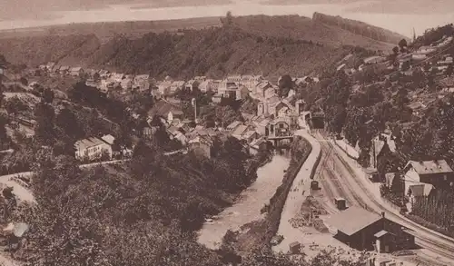 ALTE POSTKARTE KYLLBURG VOM OBERKAILERWEG Bahnstrecke Bahnhof station gare Tunnel postcard Ansichtskarte AK cpa