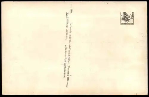 ALTE POSTKARTE WORMS NIBELUNGENTURM ZUGEFRORENER RHEIN WINTER 1929 frozen Rhine Rhin gelé postcard Ansichtskarte AK cpa