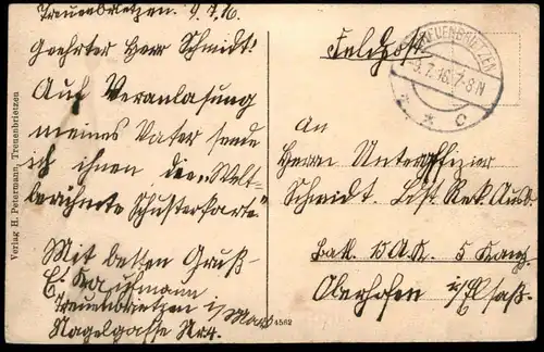 ALTE POSTKARTE TREUENBRIETZEN GALGEN gallows le gibet alcohol Alkohol cpa postcard Ansichtskarte AK