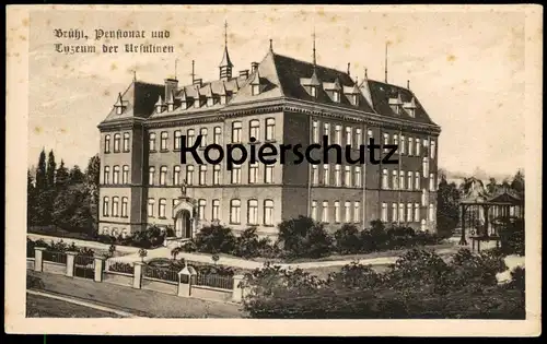 ALTE POSTKARTE BRÜHL PENSIONAT UND LYZEUM DER URSULINEN Schule school école cpa postcard Ansichtskarte AK