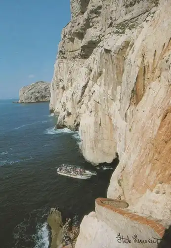 ÄLTERE POSTKARTE CONOSCERE LA SARDEGNA ALGHERO CAPO CACCIA GROTTE DI NETTUNO SARDINIEN cpa postcard Ansichtskarte AK