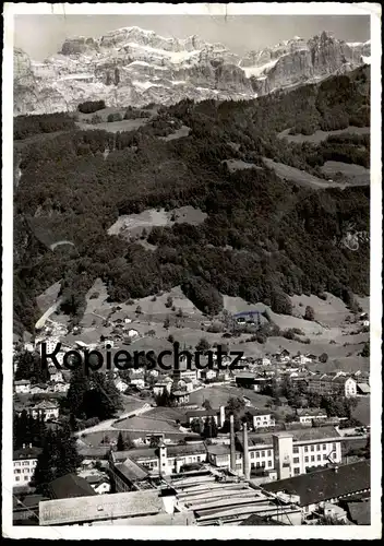 ALTE POSTKARTE HÄTZINGEN TUCHFABRIK MIT LUCHSINGEN GLARUS cpa postcard Ansichtskarte AK