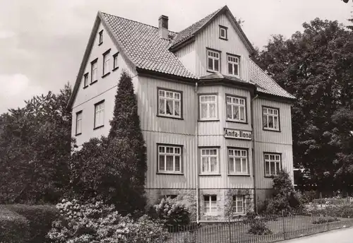 ALTE POSTKARTE BRAUNLAGE IM HARZ HAUS ANITA-ILONA HERZOG-JOHANN-ALBRECHT-STRASSE 32 postcard Ansichtskarte cpa AK