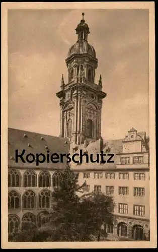 ALTE POSTKARTE WÜRZBURG ALTE UNIVERSITÄT MIT NEUBAUKIRCHTURM Kirche university université postcard cpa AK Ansichtskarte