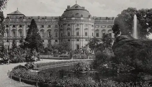 ALTE POSTKARTE WÜRZBURG RESIDENZ GARTENSEITE postcard cpa AK Ansichtskarte