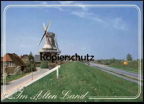 ÄLTERE POSTKARTE IM ALTEN LAND WINDMÜHLE windmolen windmill Mühle molen mill  postcard Ansichtskarte cpa AK