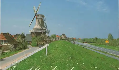 ÄLTERE POSTKARTE IM ALTEN LAND WINDMÜHLE windmolen windmill Mühle molen mill  postcard Ansichtskarte cpa AK