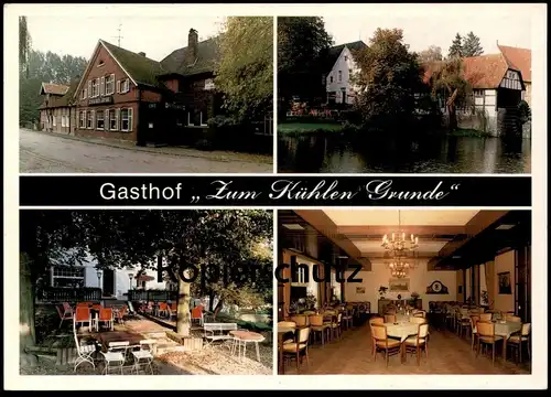 ÄLTERE POSTKARTE WARENDORF VINNENBERG GASTHOF ZUM KÜHLEN GRUNDE M. SCHURAD postcard Ansichtskarte AK cpa