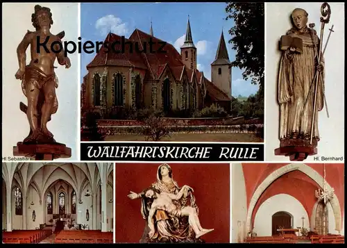 ÄLTERE POSTKARTE WALLFAHRTSKIRCHE RULLE WALLENHORST Kirche church église Iglesia postcard Ansichtskarte cpa AK