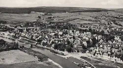 ALTE POSTKARTE HASSFURT AM MAIN PANORAMA TOTALANSICHT TOTAL Ansichtskarte cpa postcard AK