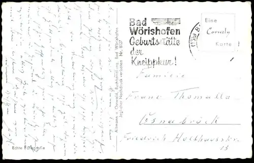 ÄLTERE POSTKARTE GRUSS AUS BAD WÖRISHOFEN ALLGÄU KURHAUS KINDERHEILSTÄTTE BIRKENALLEE Kneipp Ansichtskarte cpa postcard