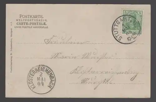 ALTE POSTKARTE STUTTGART KÖNIGSSTRASSE M. LEGIONSKASERNE Strassenbahn tram tramway Ansichtskarte cpa postcard AK