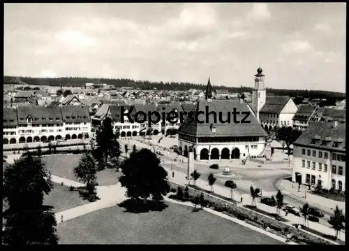 ÄLTERE POSTKARTE FREUDENSTADT IM SCHWARZWALD MARKTPLATZ VOM KIRCHTURM GESEHEN PANORAMA cpa AK Ansichtskarte postcard