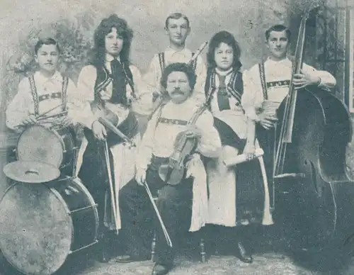 ALTE POSTKARTE RHEINISCHES CONCERT-ENSEMBLE LORELEY FAMILIE CARL HEIMIG Tracht Geige violon costume violine folclorique