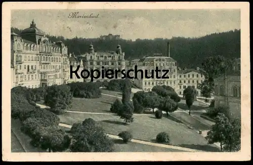 ALTE POSTKARTE MARIENBAD PANORAMA Marianske Lazne postcard Ansichtskarte cpa AK