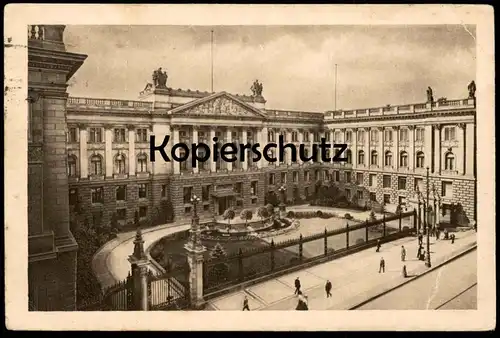 ALTE POSTKARTE BERLIN HERRENHAUS LEIPZIGER STRASSE Ansichtskarte cpa postcard AK