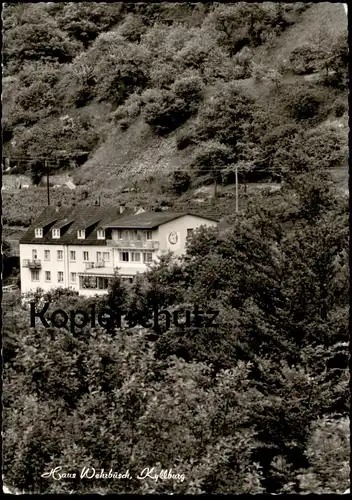 ÄLTERE POSTKARTE KYLLBURG EIFEL HAUS WEHRBÜSCH GASTHAUS & PENSION BES. H. KAPELLER Bitburger Land AK cpa postcard