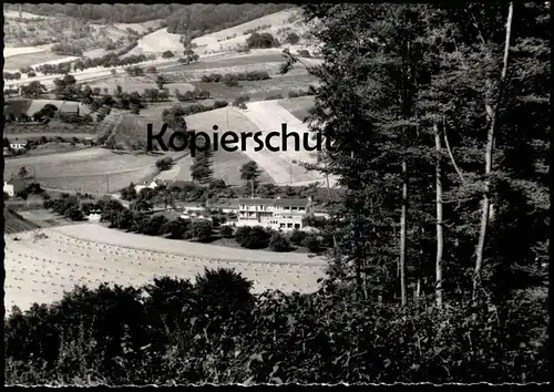 ÄLTERE POSTKARTE HOLSTHUM HOTEL BERSCHEID NATURPARK SÜDEIFEL NEUZEITLICHE GESELLSCHAFTSZIMMER Eifel Kreis Bitburg-Prüm