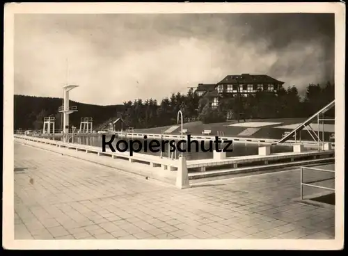 ALTE POSTKARTE WINTERBERG KURHAUS SCHWIMMBAD SAUERLAND Freibad swimming pool Bad bath piscine postcard AK Ansichtskarte