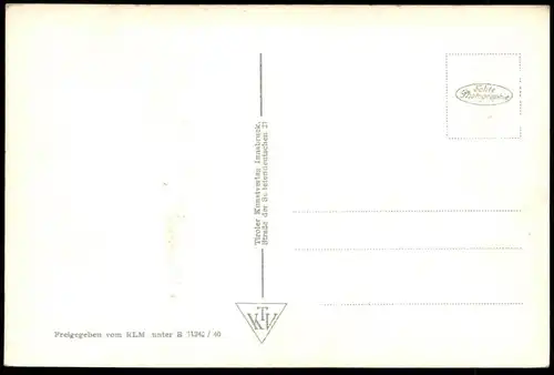 ALTE POSTKARTE INNSBRUCK MIT NORDKETTE HOHE WARTE BRANDJOCH FRAU HITT SATTELSPITZE SEEGRUBENSPITZE HAFELEKAR AK postcard