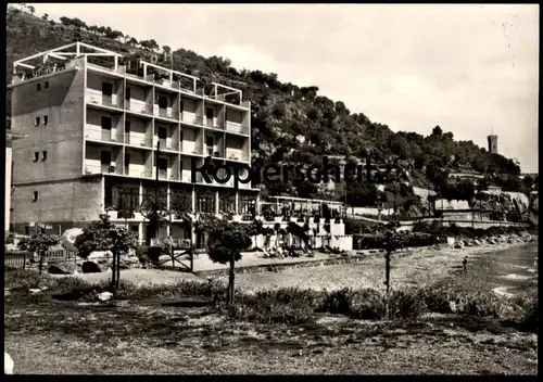 ÄLTERE POSTKARTE HOTEL RISTORANTE PENSIONE TORELLI CERIALE SAVONA CON TERRAZZA POSTEGGIO COPERTO TERMOSIFONE cartolina