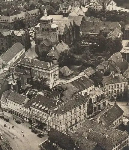 ALTE POSTKARTE MINDEN JUNKERS FLIEGERAUFNAHME LUFTBILD VOGELSCHAU Ansichtskarte AK postcard cpa