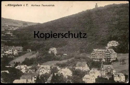 ALTE POSTKARTE KÖNIGSTEIN IM TAUNUS KURHAUS TAUNUSBLICK cpa postcard AK Ansichtskarte