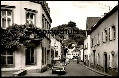 ÄLTERE POSTKARTE LUFT- UND KNEIPPKURORT KYLLBURG EIFEL HOTEL KYLLBURGER HOF SPARKASSE AUTO NSU-PRINZ BITBURGER PILS AK