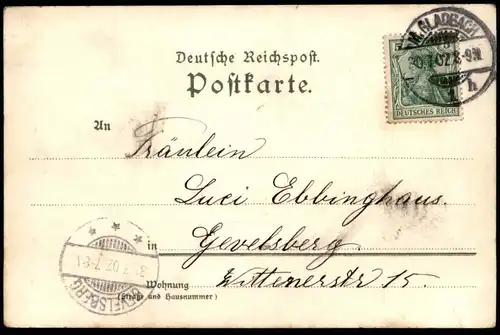 ALTE KÜNSTLER LITHO POSTKARTE GRUSS VON DER INSEL MAINAU BODENSEE Konstanz Velten's Künstler-Ansichtskarte cpa postcard