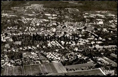 ÄLTERE POSTKARTE MARKDORF BEI BODENSEE LUFTBILD FLIEGERAUFNAHME Bahnhof station gare Ansichtskarte AK postcard cpa