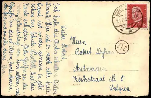 ALTE POSTKARTE BURGSTEINFURT 1929 MINUS 22 GRAD WINTER SCHNEE MÜHLE Wassermühle moulin mill hiver snow Wetter weather