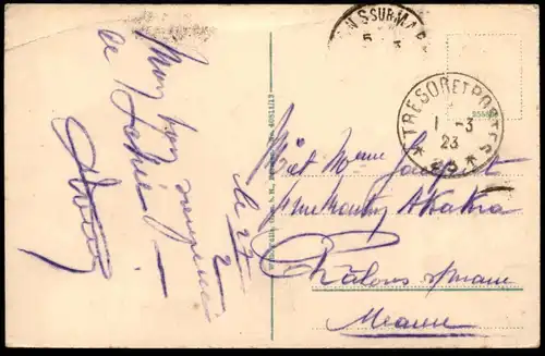 ALTE POSTKARTE SCHEE PARTIE QUELLENBURG MIT SCHACHT HÖVEL ZECHE BERGBAU SPROCKHÖVEL bei Hattingen mines mining postcard