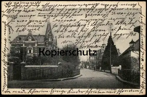 ALTE POSTKARTE EMSDETTEN MÜNSTERSTRASSE 1922 Ansichtskarte cpa postcard AK