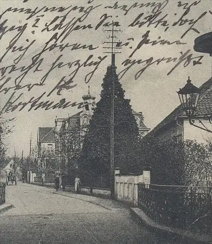 ALTE POSTKARTE EMSDETTEN MÜNSTERSTRASSE 1922 Ansichtskarte cpa postcard AK