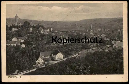 ALTE POSTKARTE MÖCKMÜHL PANORAMA GESAMTANSICHT BADEN-WÜRTTEMBERG 1920 Ansichtskarte AK postcard cpa