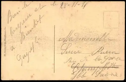 ALTE POSTKARTE KIRCHE VON MATZENHEIM ALSACE ELSASS Intérieur de l'église church Bas Rhin relikwie relique Maria cpa AK