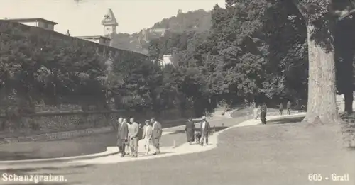 ALTE POSTKARTE GRAZ SCHANZGRABEN STADTPARK Steiermark Österreich Austria Autriche cpa postcard AK Ansichtskarte