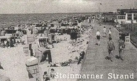 ÄLTERE POSTKARTE CUXHAVEN DÖSE DUHNEN SCHIFF HANSEATIC STEINMARNER STRAND STRANDHAUS ship postcard cpa AK Ansichtskarte