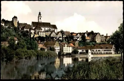 ÄLTERE POSTKARTE HORB AM NECKAR PANORAMA TOTALANSICHT Total AK Ansichtskarte postcard cpa Baden-Württemberg