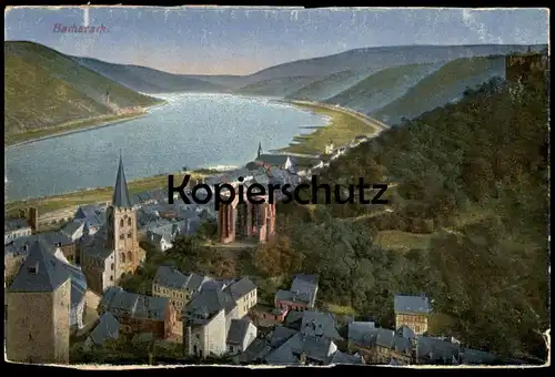 ALTE POSTKARTE BACHARACH AM RHEIN AK Ansichtskarte postcard cpa