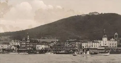 ÄLTERE POSTKARTE GRUSS AUS KÖNIGSWINTER DRACHENFELS PETERSBERG ROLANDSBOGEN bei Bonn cpa postcard AK Ansichtskarte